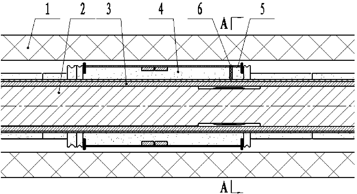 Probe thread guide structure of three-component induction coil array