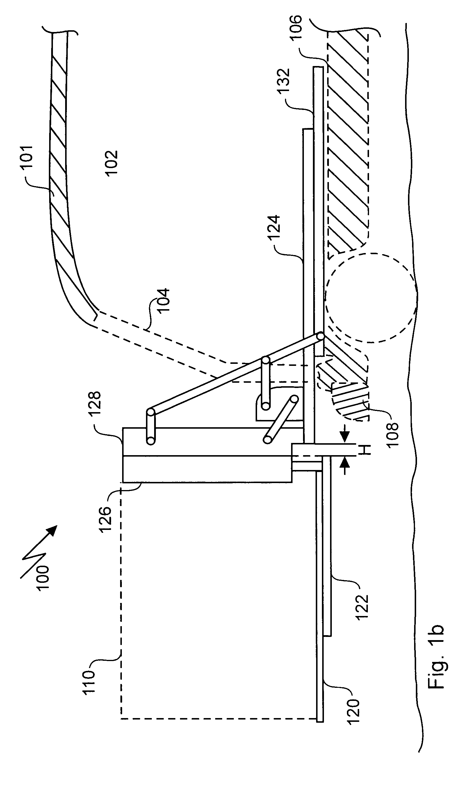 Inside vehicle lift