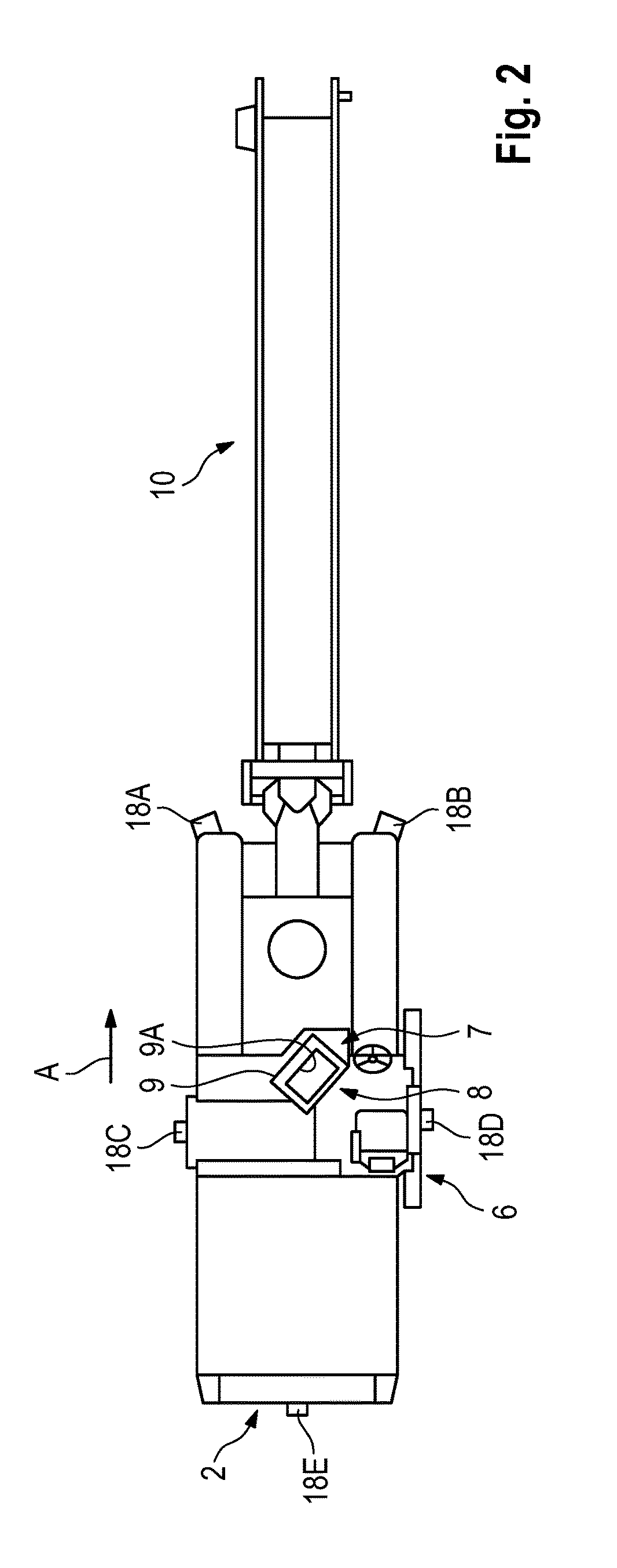 Automotive construction machine and method for displaying the surroundings of an automotive construction machine