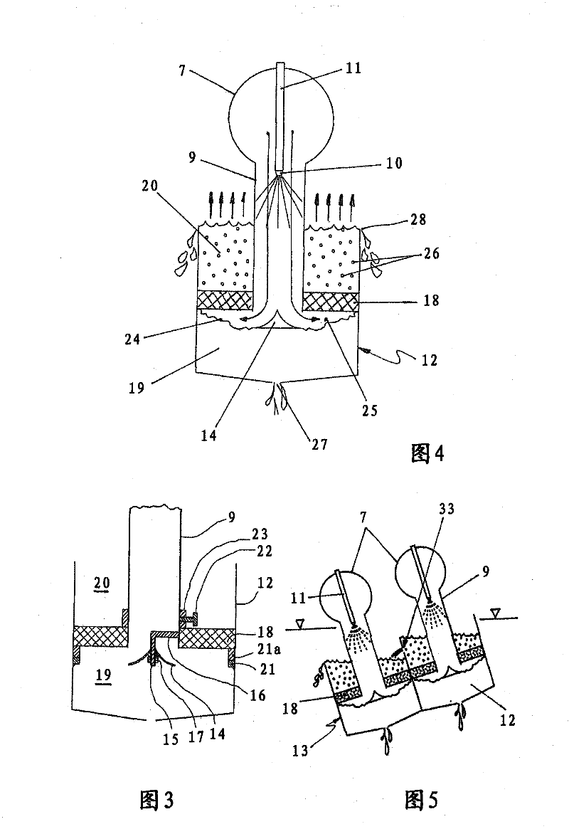 Method and device for cleaning of engine exhaust gas