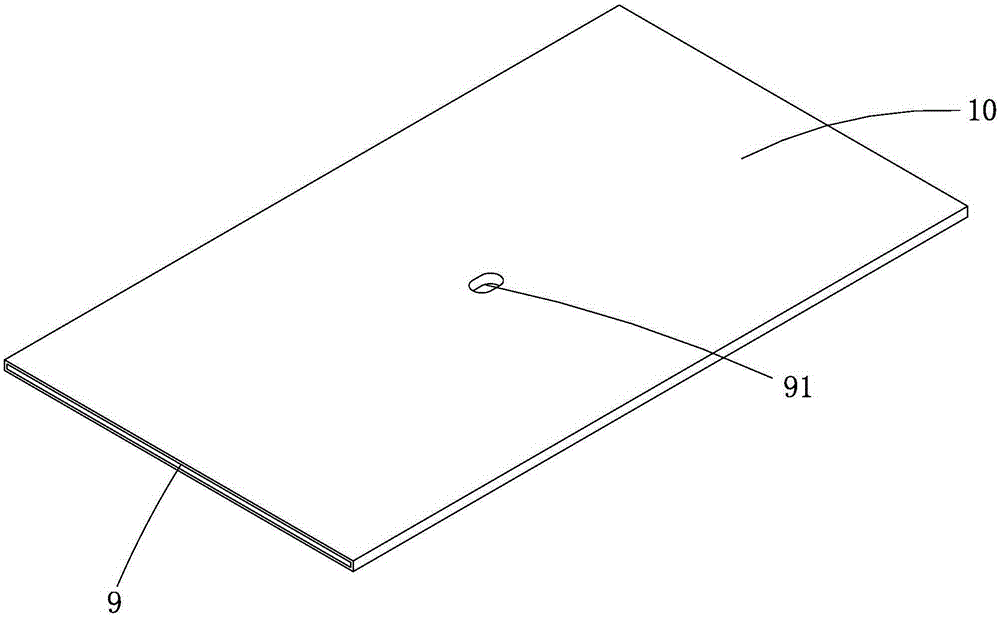 Busbar heat-shrinkable tube hole cutting device