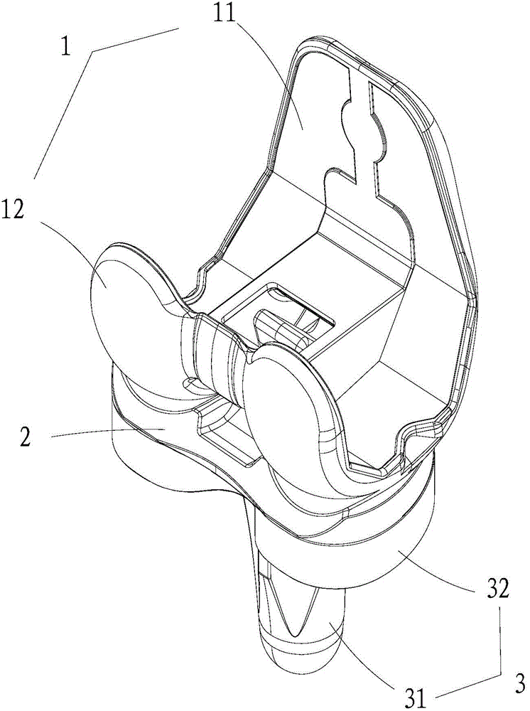 Porous total knee prosthesis