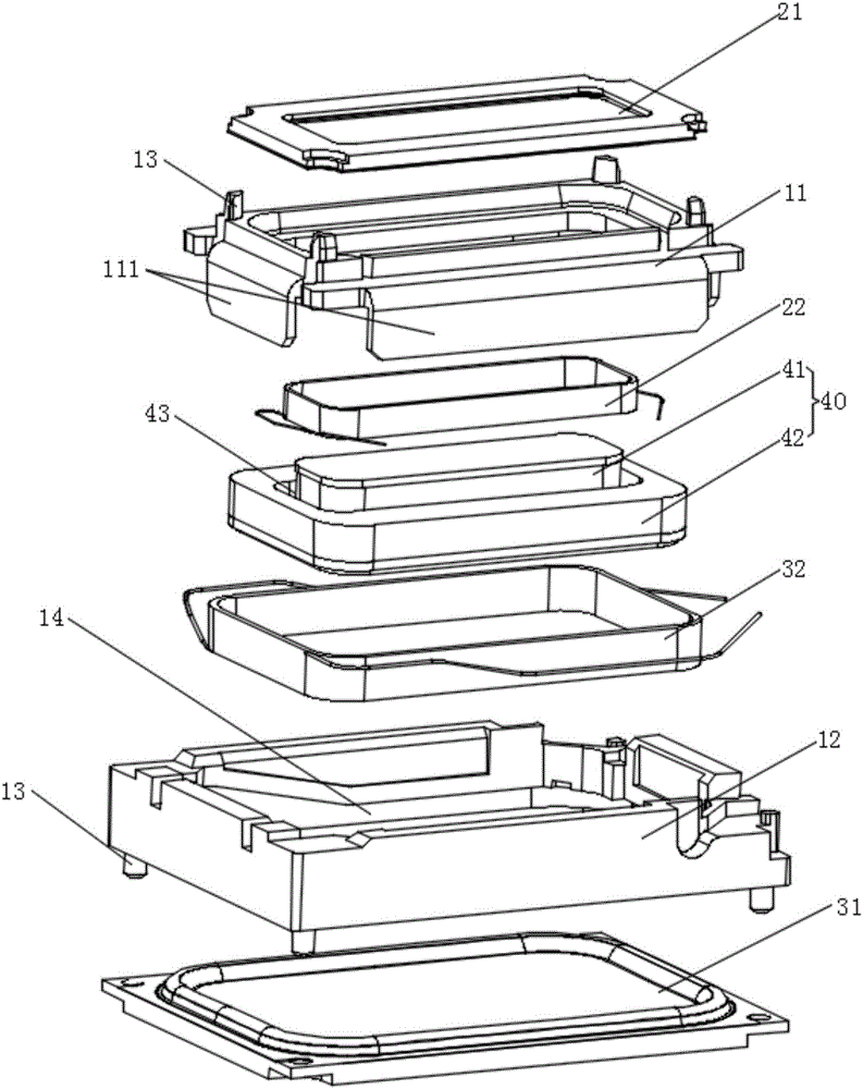 Co-magnetic electric-acoustic structure