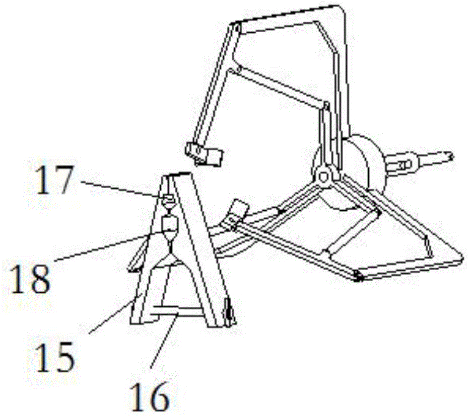 Hydraulic cutting tomato picking device