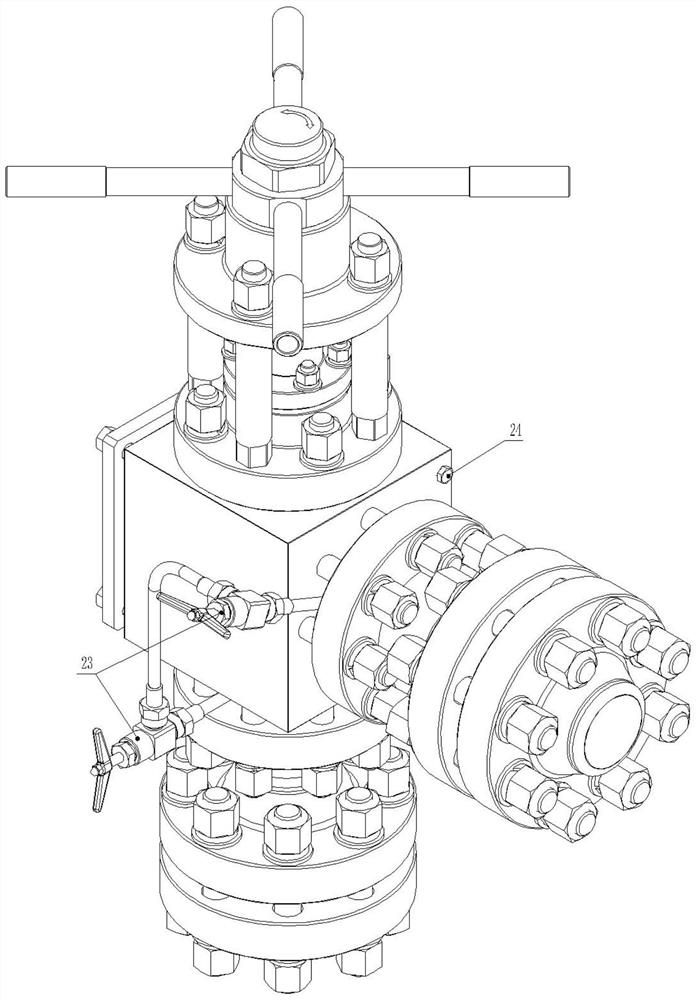 Special stop valve for oxygen