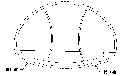 Bilateral expanding excavation construction method for middle pilot tunnel in tunnel