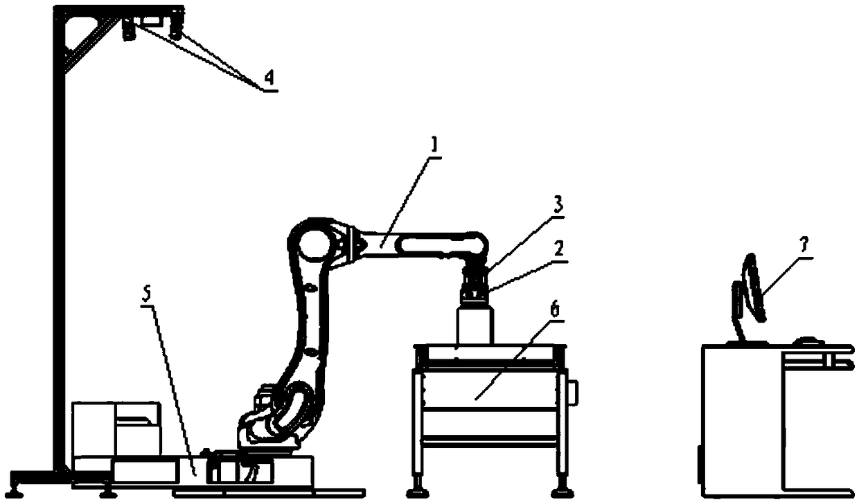 Unstacking robot system and method based on information collection of mixed materials