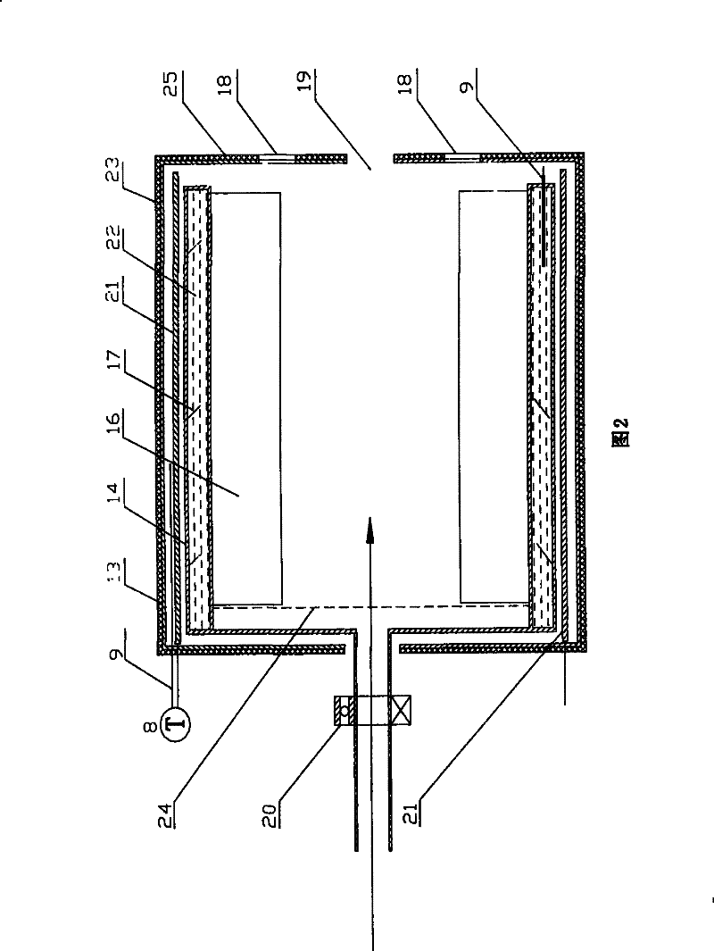 Tobacco compound heat transfer small drum drying device