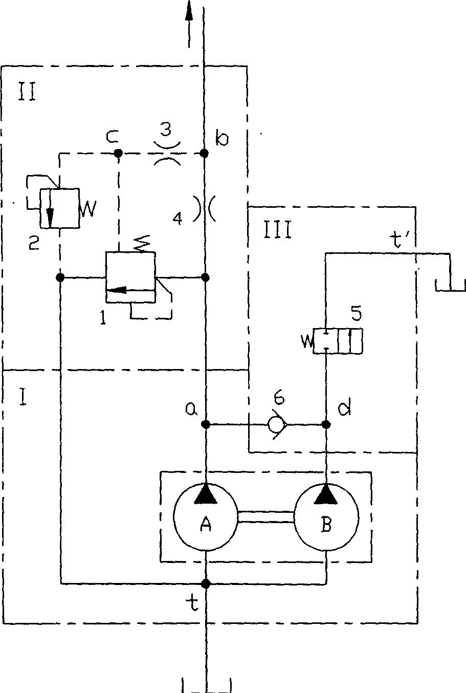 Duplex type hydraulic powered steering pump for automobile