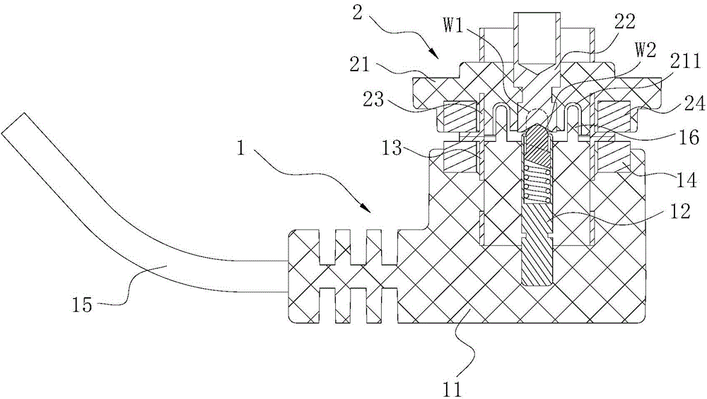 Charging device of flashlight