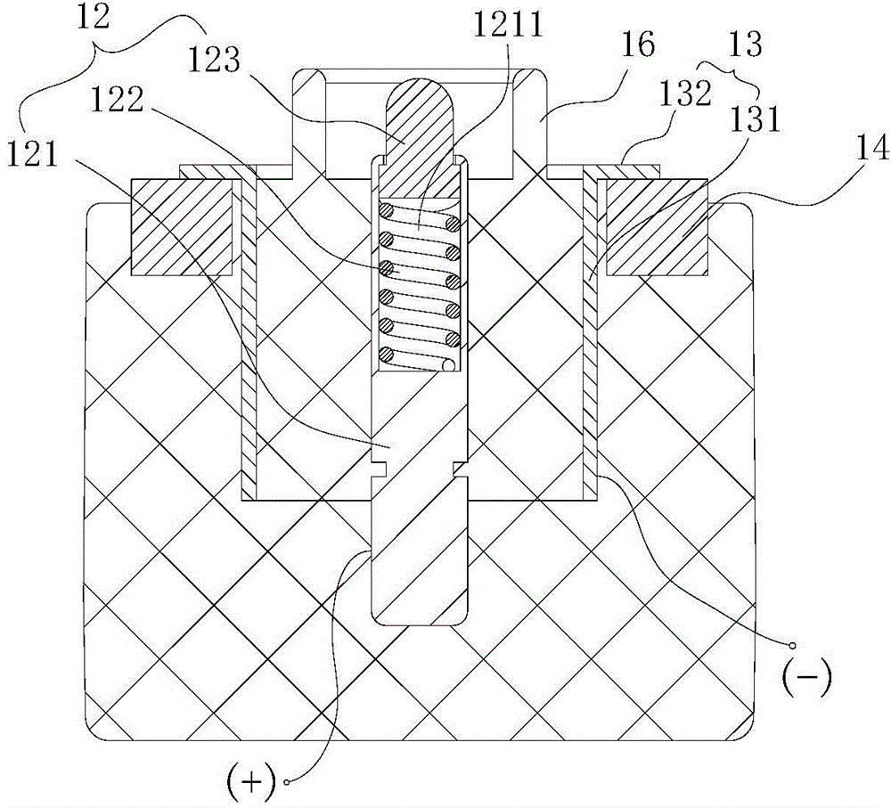 Charging device of flashlight