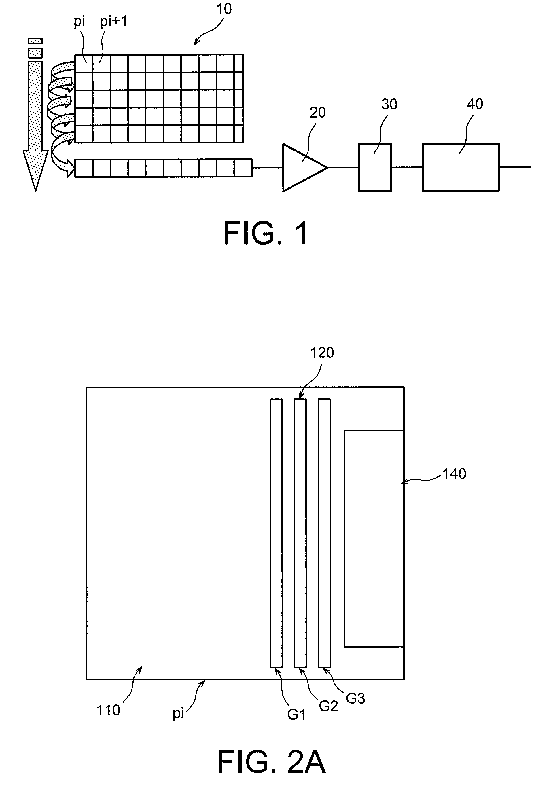 Photosensitive microelectronic device with avalanche multipliers