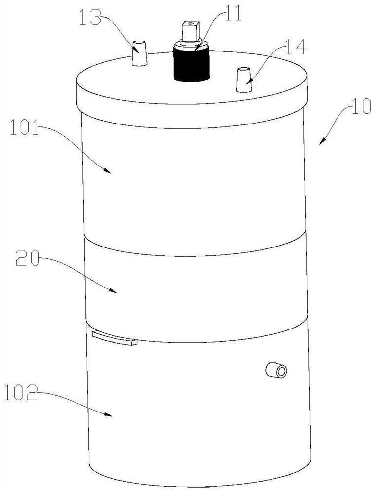 Stirring and filtering system for capsule reagent preparation