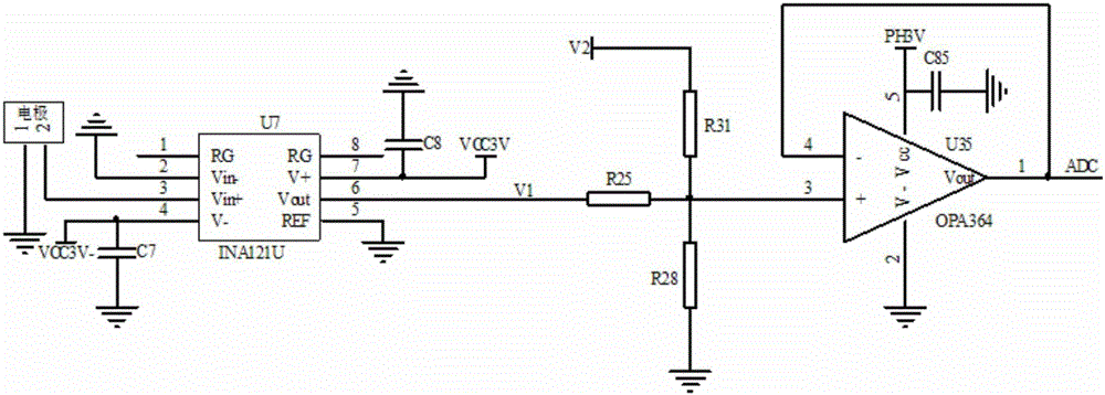 Instrument and method for fast detecting bicarbonate radical and carbonate radical in water through double-electrode method