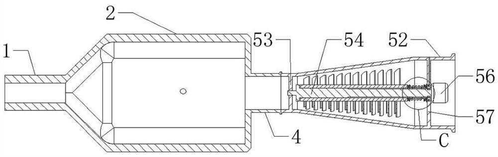 A pre-storage engine intake system