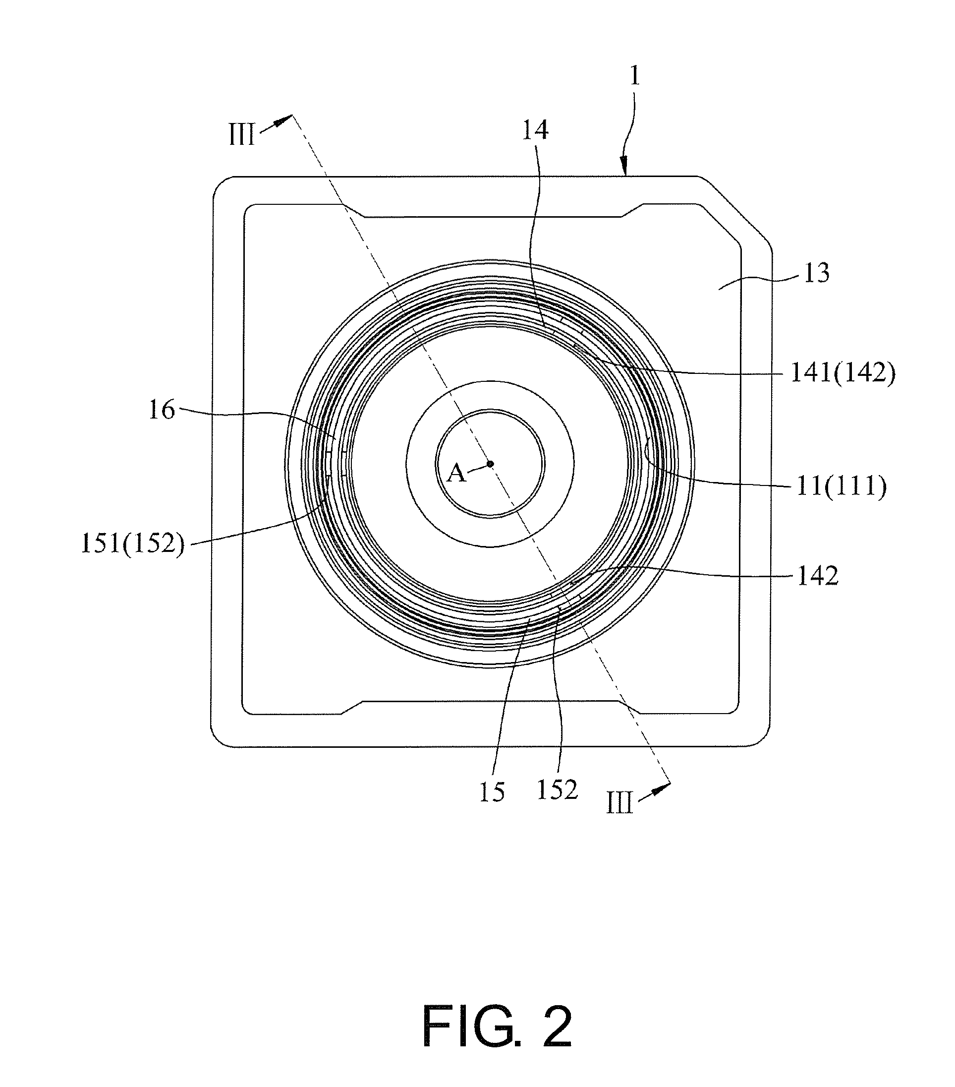 Optical imaging lens with a fixing structure