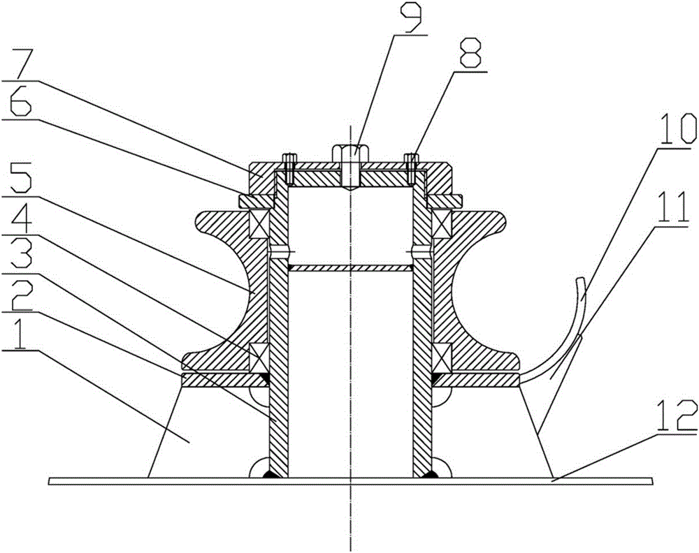 Heavy-duty rolling wheel cable guider