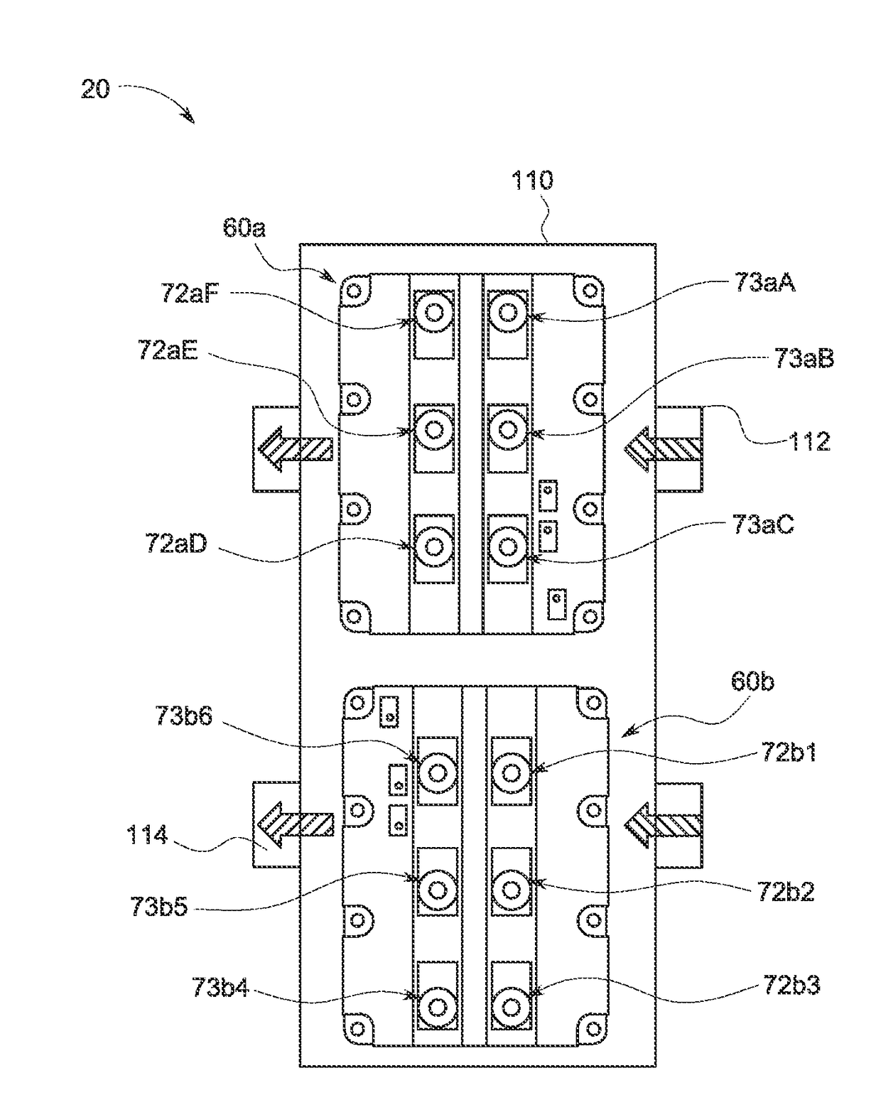 Bus bar and power electronic device with current shaping terminal connector and method of making a terminal connector