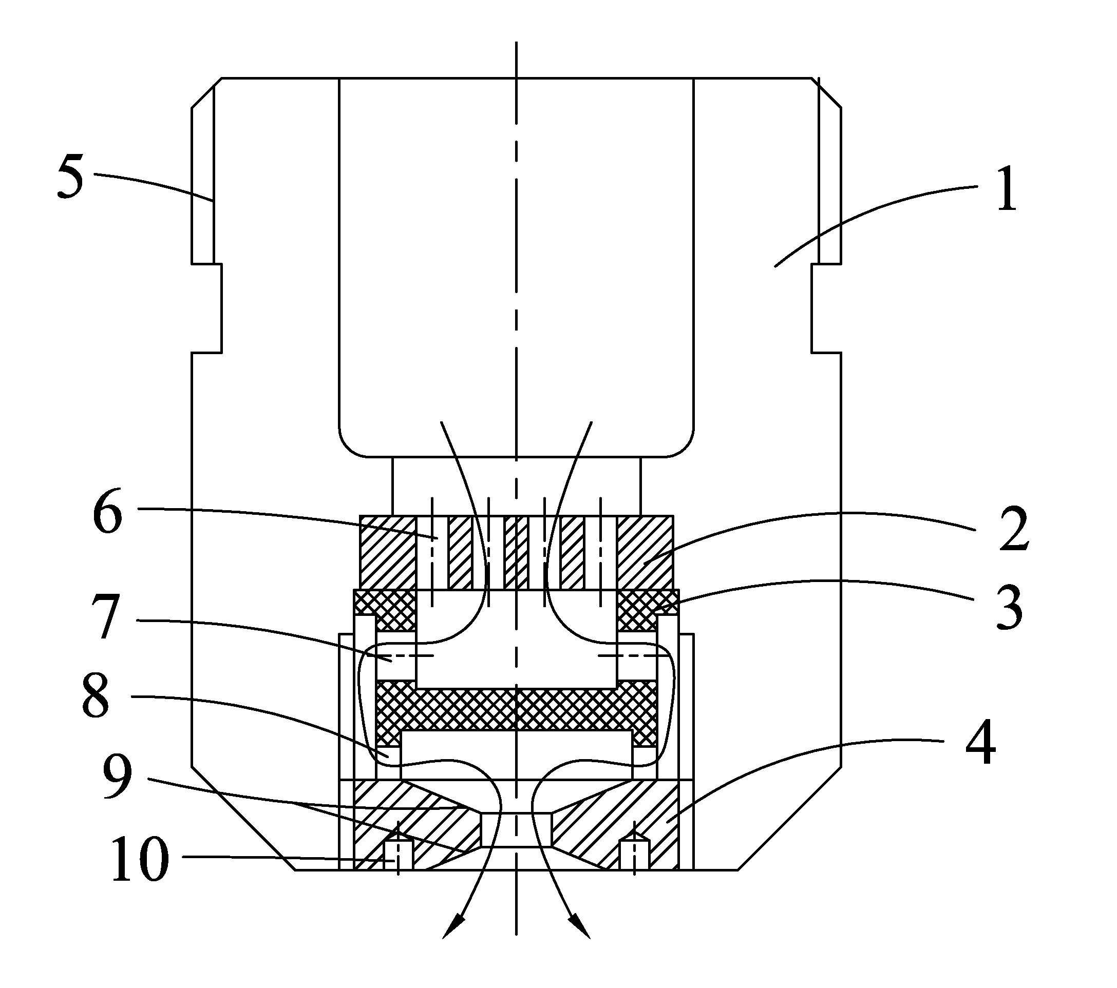 Multistage decompression and micro flow atomizing nozzle