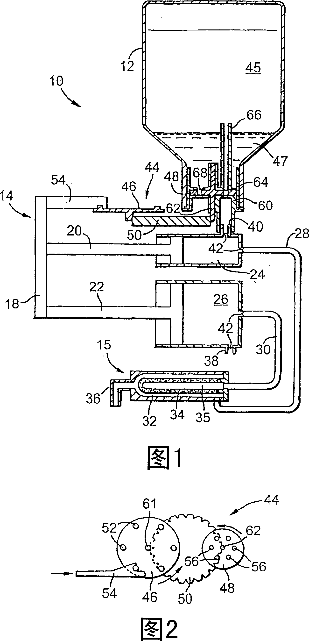 Foamed cleaser with suspended particles therein, method of producing same and a dispenser therefore