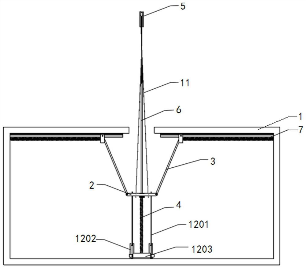 Traction device for air posture training