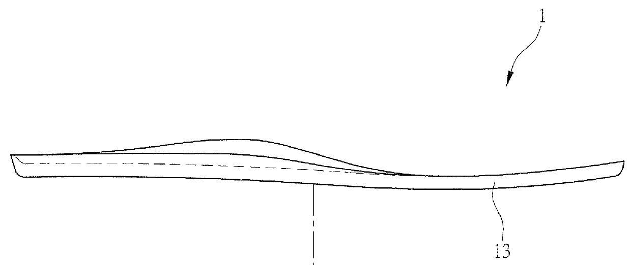 Structure of athletic shoe