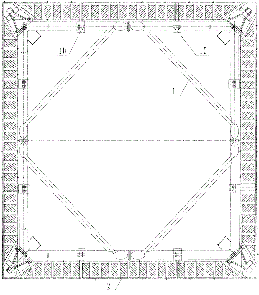 Subsection assembly auxiliary tool