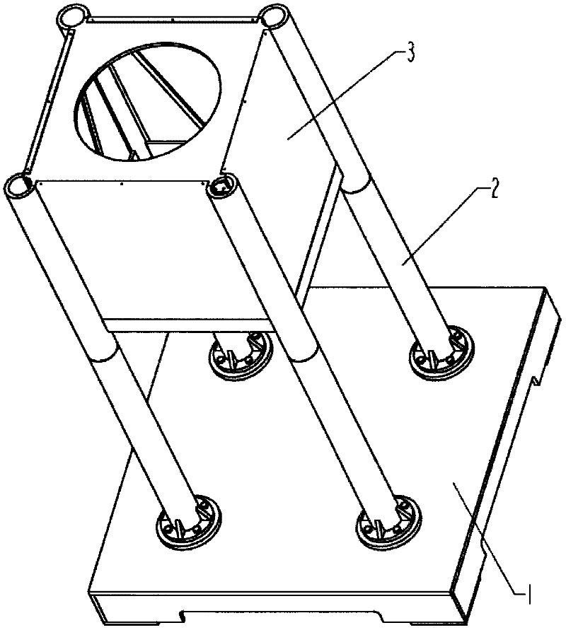 Multifunctional display platform of direct-drive A/C-axis double-angle numerical control universal milling head