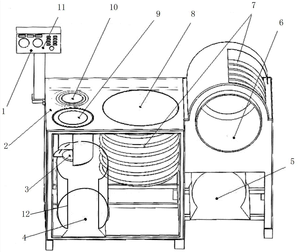 Production equipment of anti-infective bone graft material and preparation method