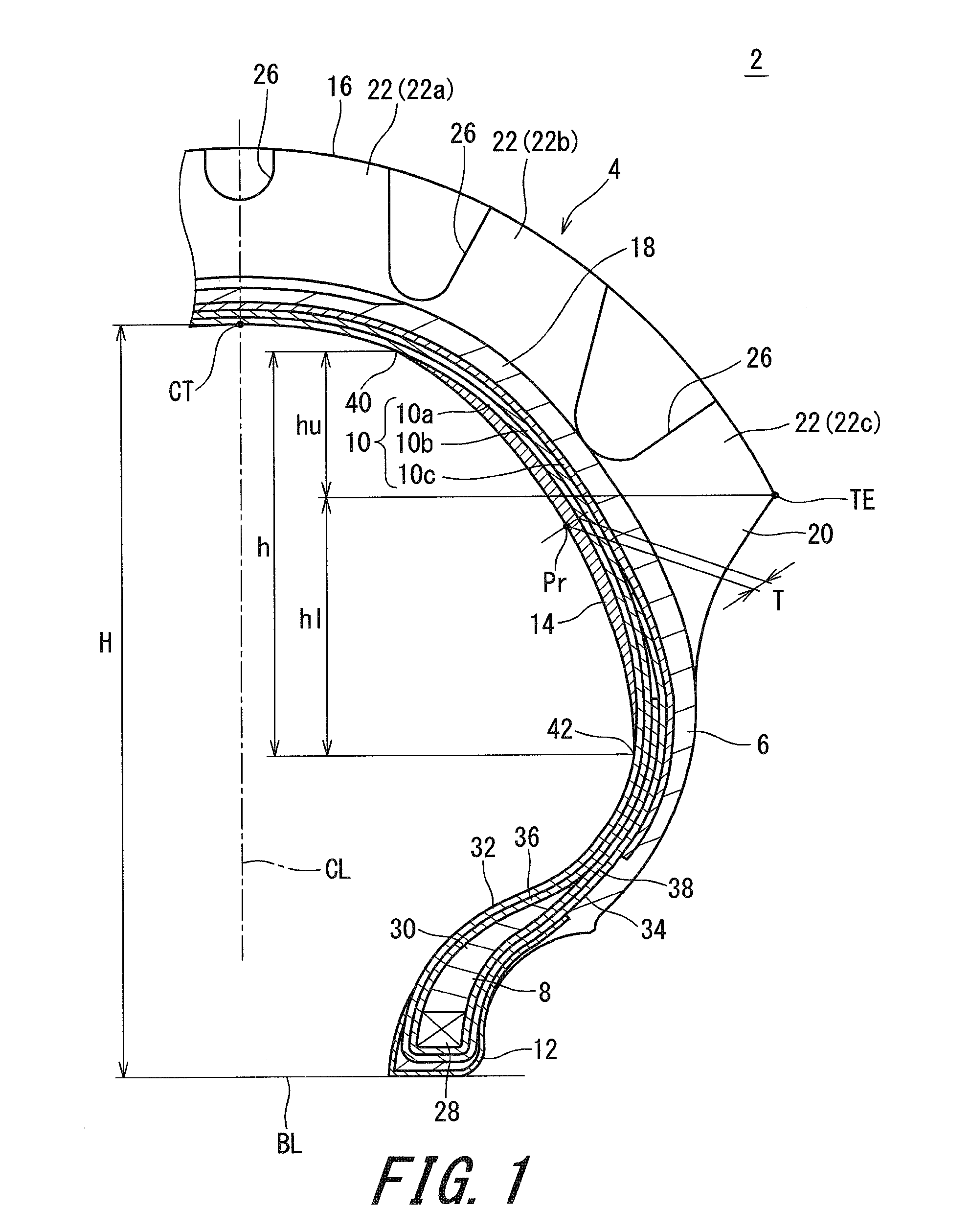 Motorcycle tire for uneven terrain