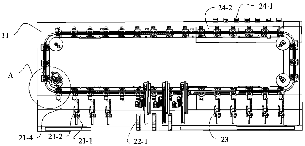 Assembly line type full-automatic blade three-dimensional detection system