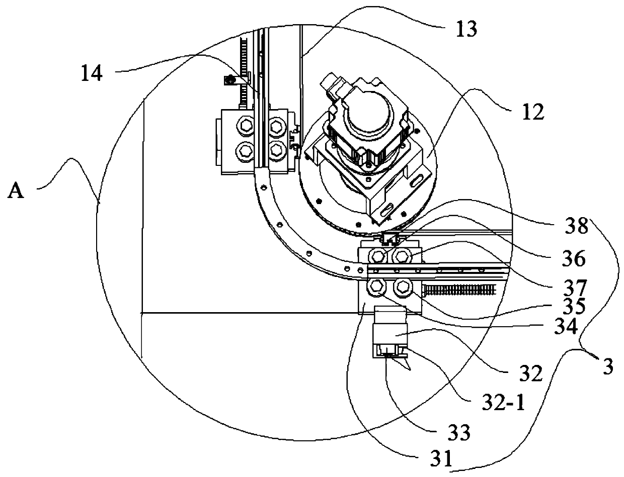 Assembly line type full-automatic blade three-dimensional detection system