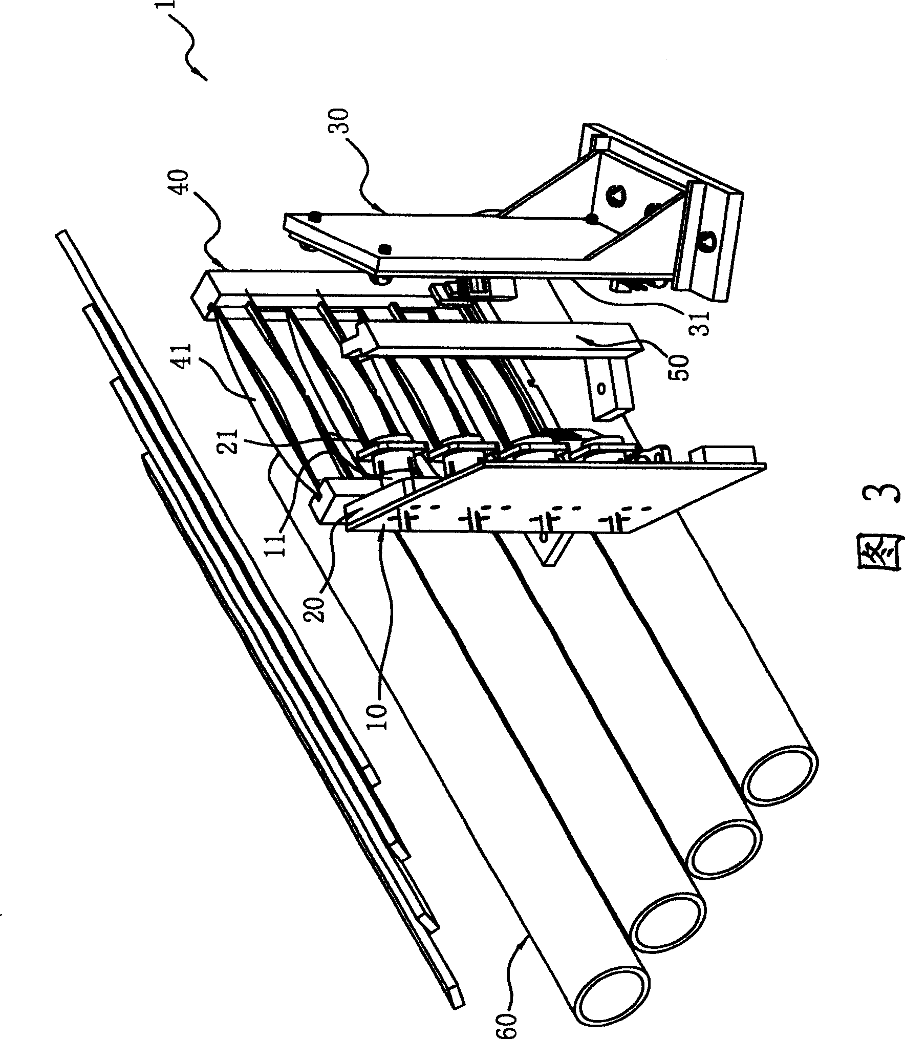 Multibeam straight-line laser scanning device