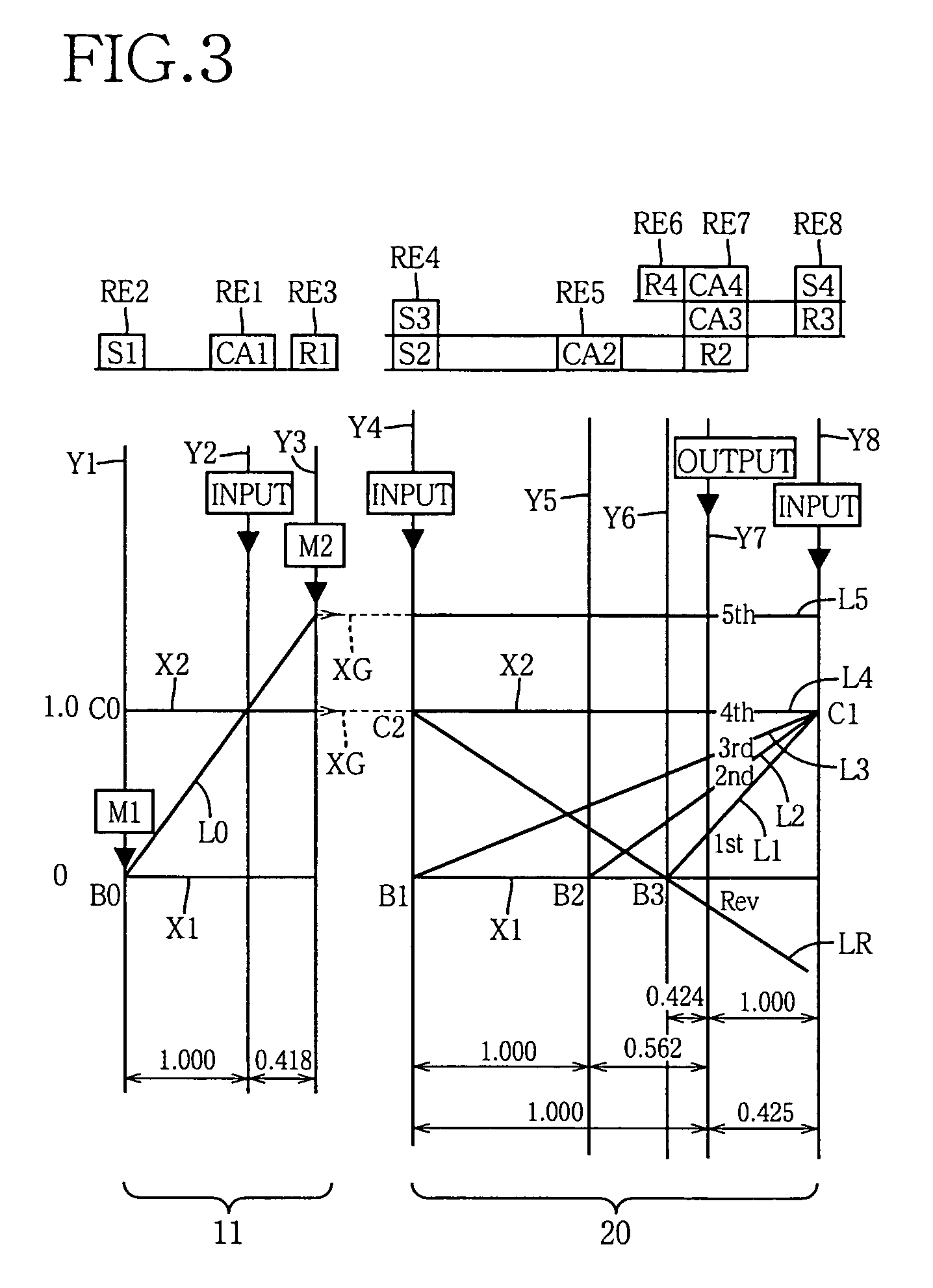 Control device for vehicular drive system