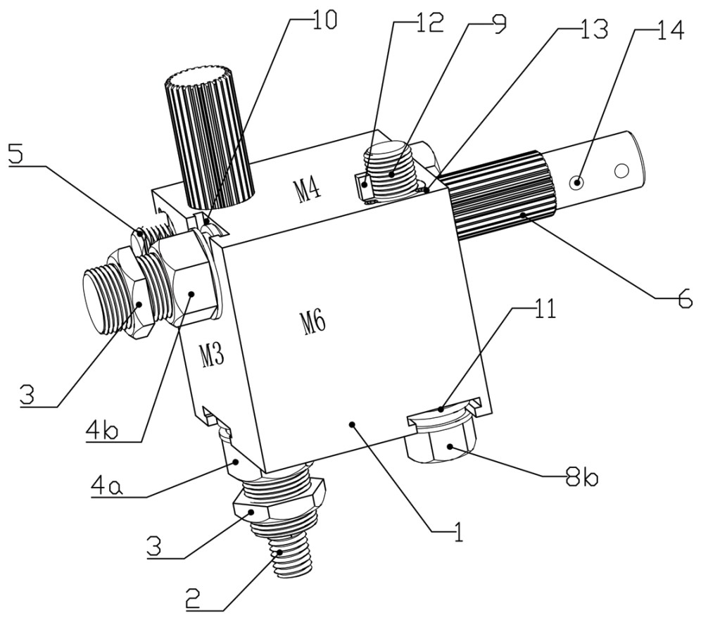 High-precision multi-dimensional adjusting device