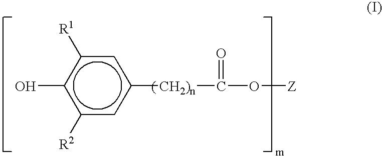 Preparation of sterically hindered hydroxyphenylcarboxylic acid esters