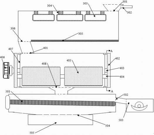 Machine-made sand screening and treatment integrated device for construction