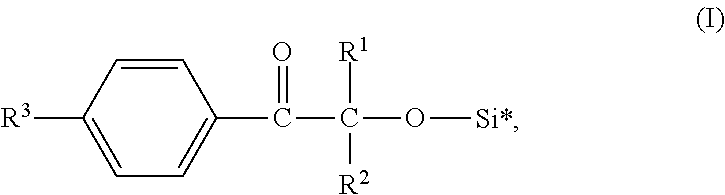 Silicone-compatible photoiniators