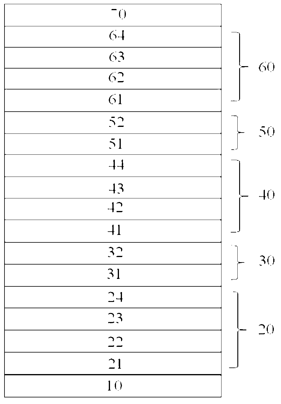 Three-junction cascade solar cell and preparation method thereof