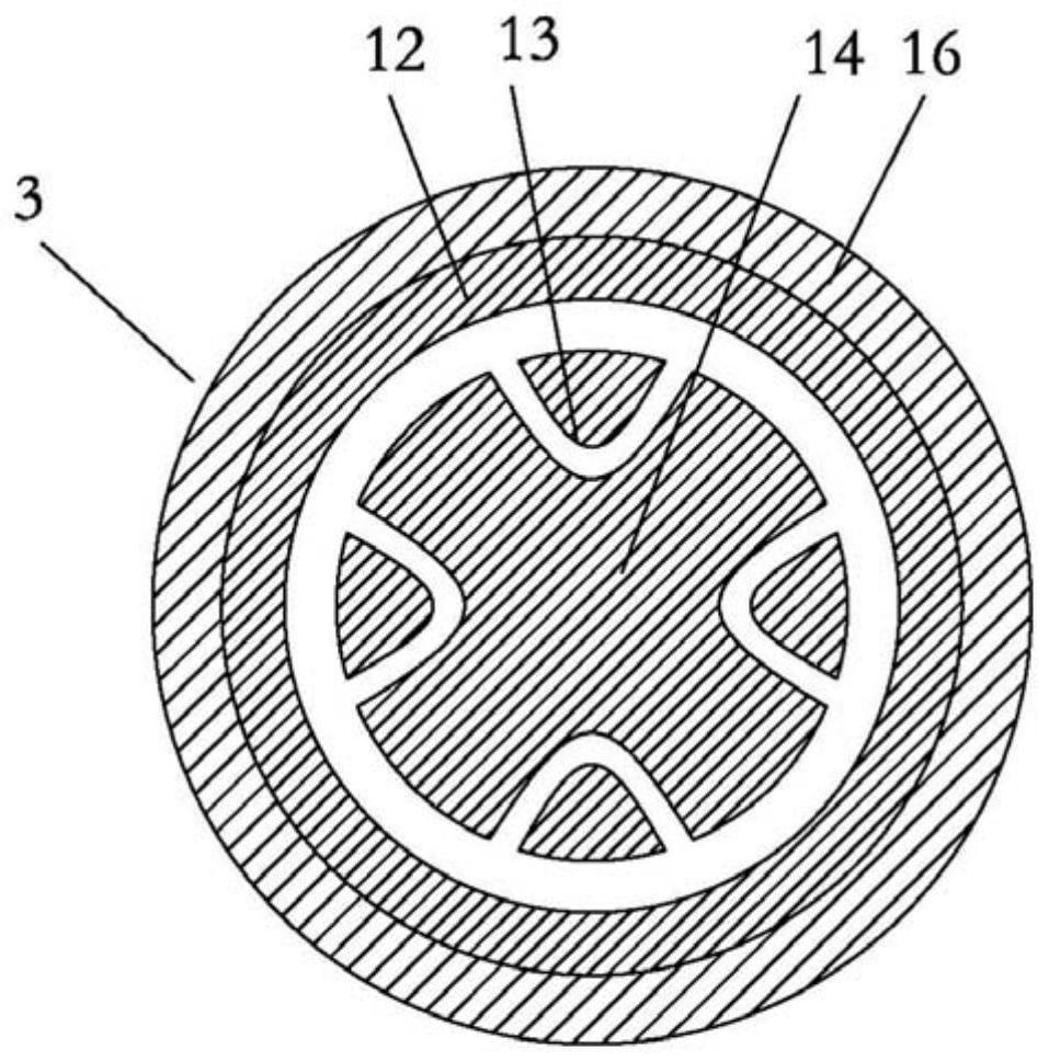 Preparation method and preparation device of negative-curvature hollow-core terahertz polymer waveguide tube