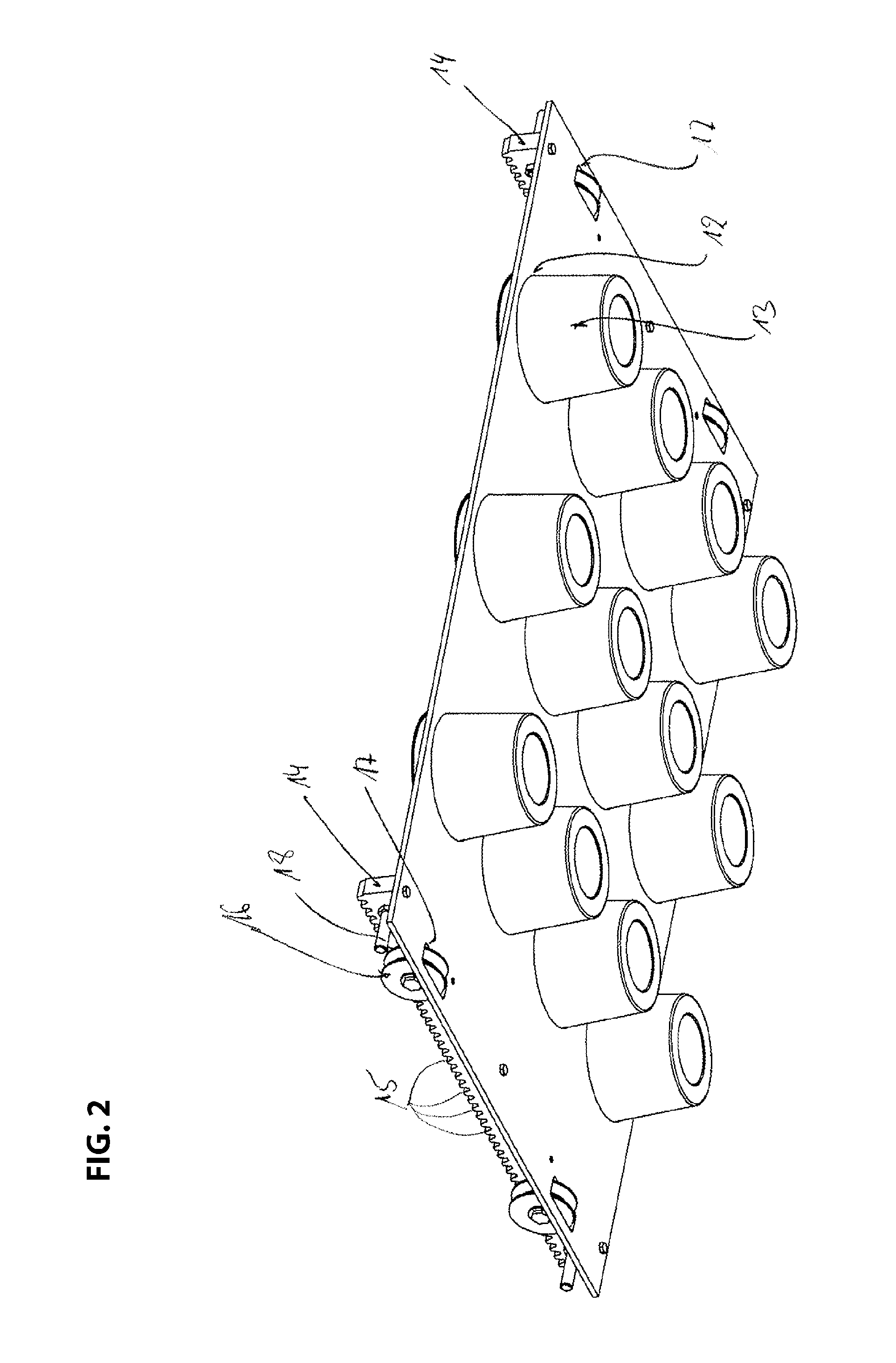 Container filling device