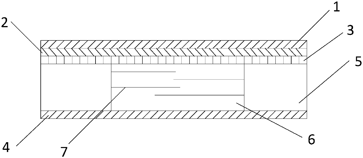 Sand-plastic partition wall with sound attenuation function