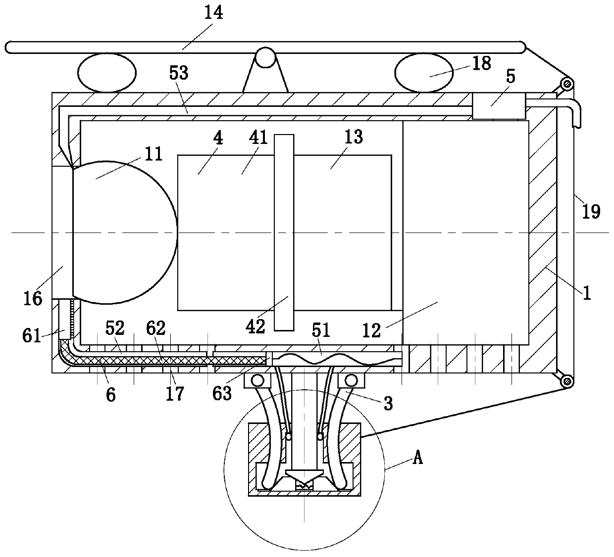 An outdoor omnibearing adjustable security and protection camera