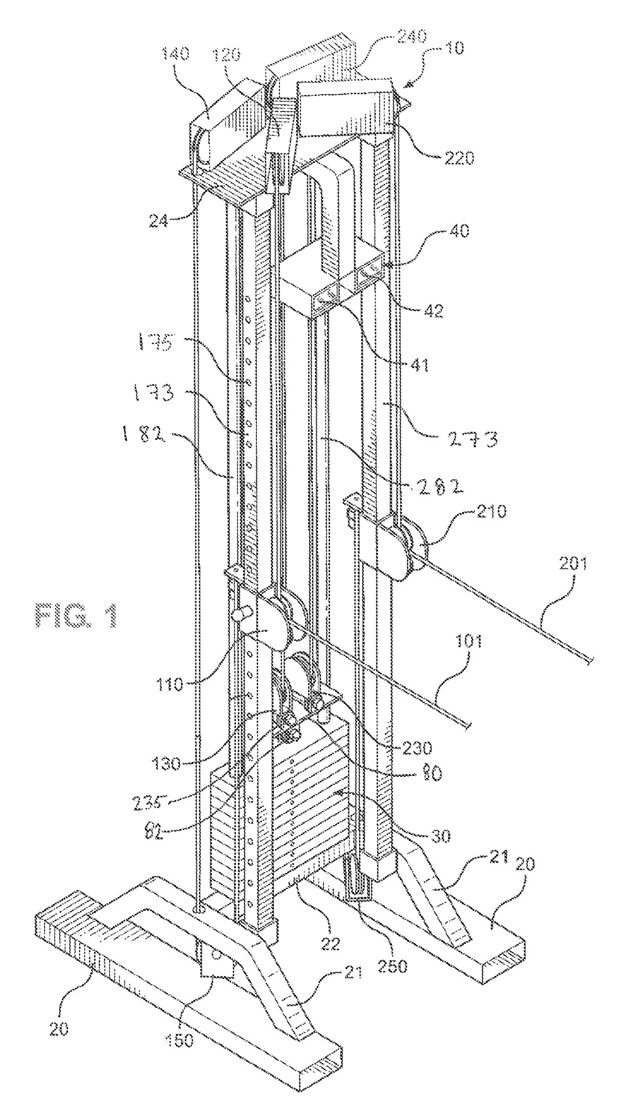 Dual balance exercise apparatus