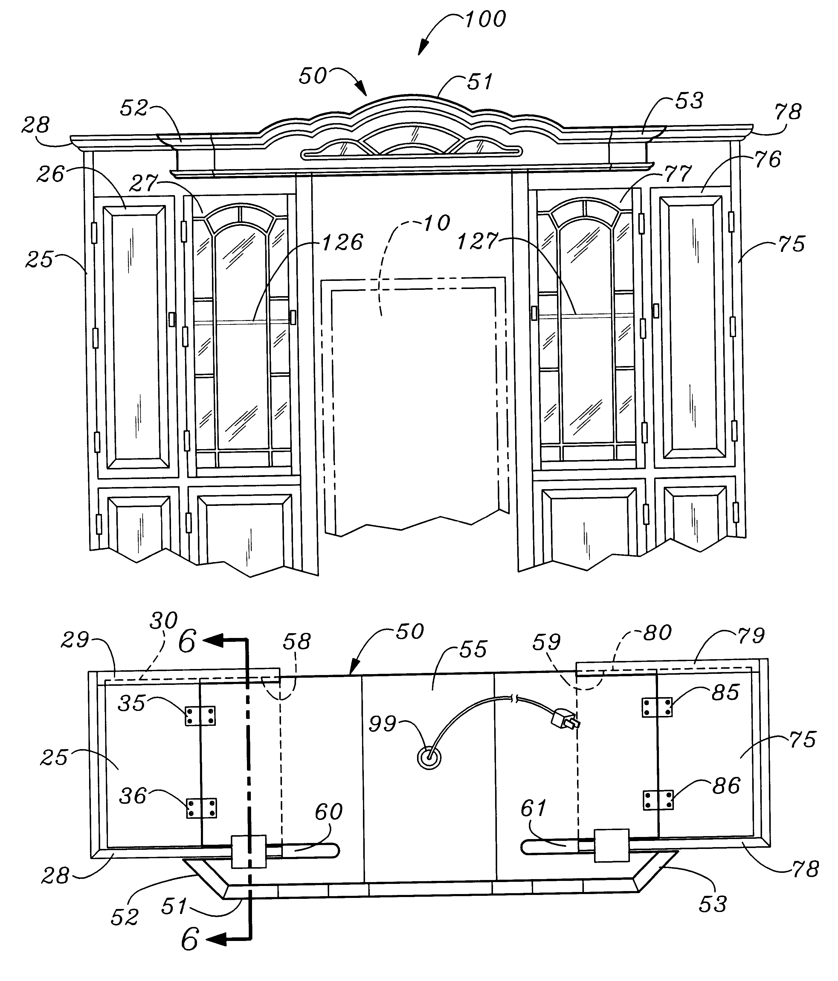 Adjustable pier wall system