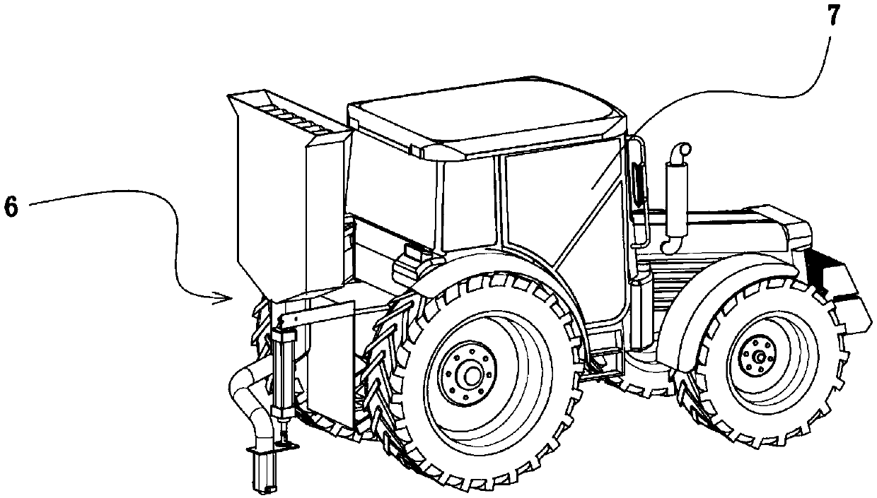 Filled type potato seed, sowing system, and sowing method