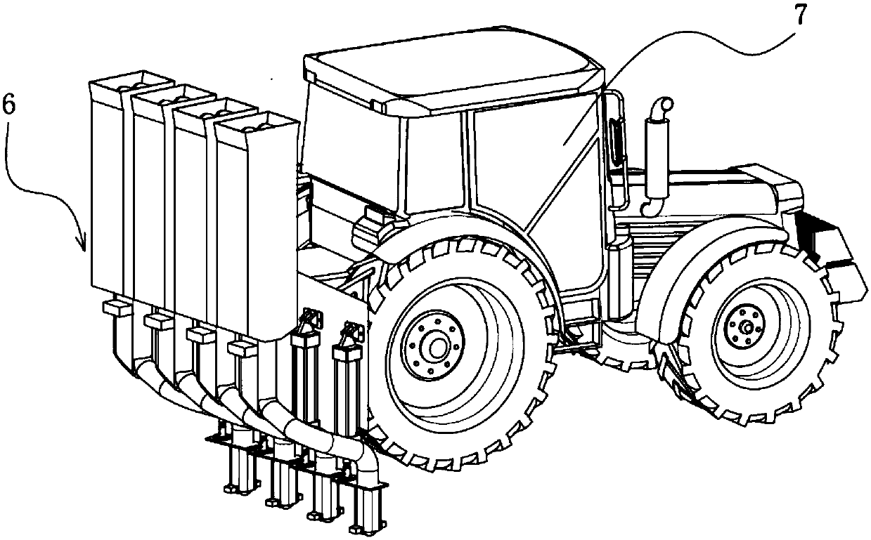 Filled type potato seed, sowing system, and sowing method