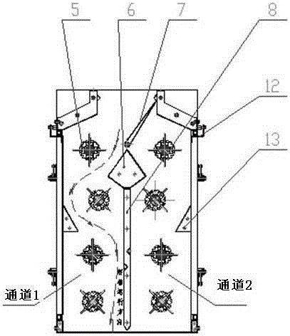 Seed cotton foreign fiber treatment system