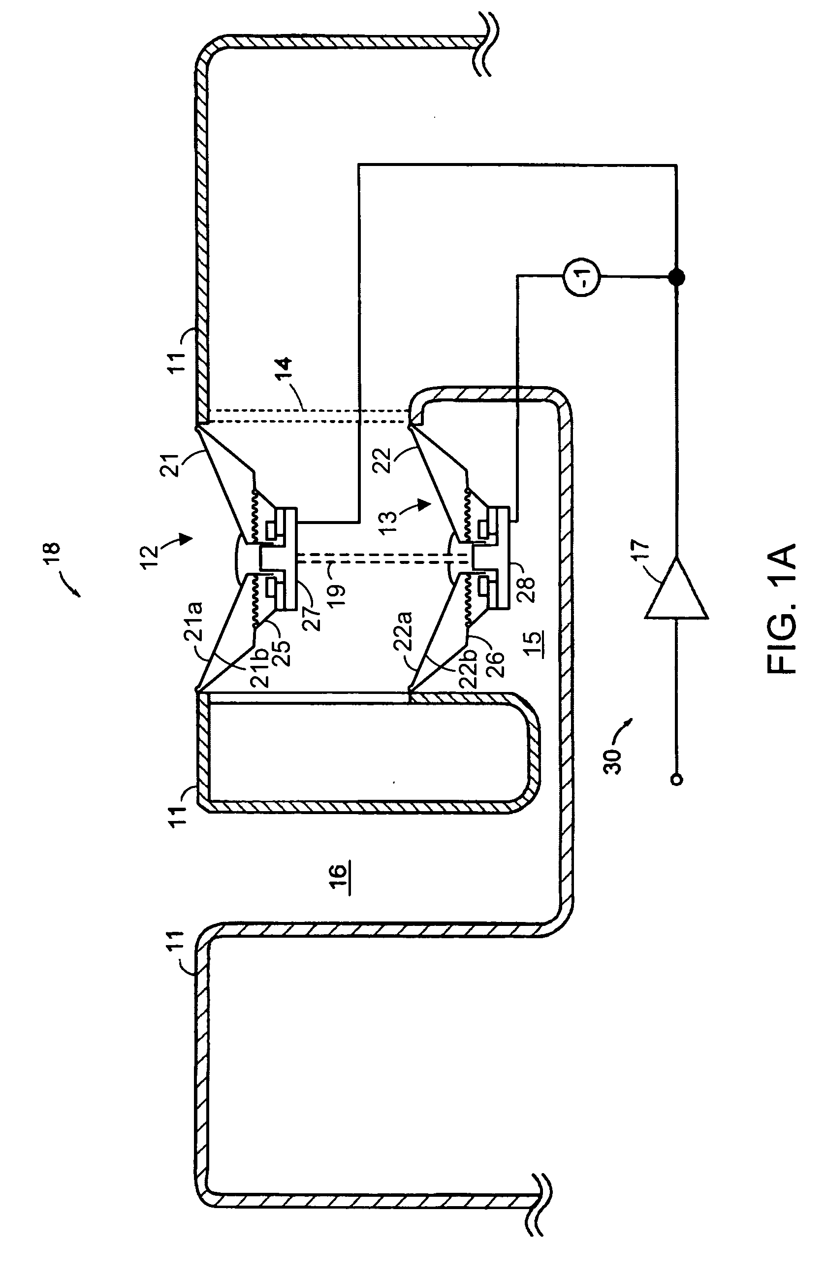 Baffle vibration reducing