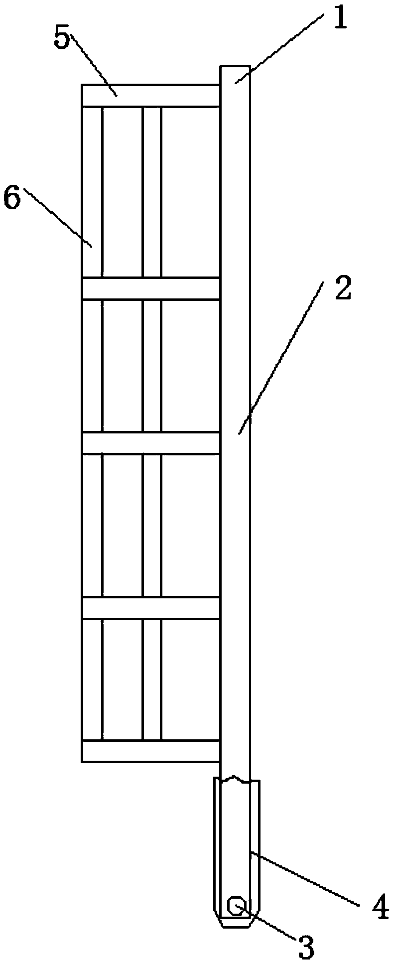 Fire-fighting escape channel for outer side of building